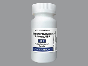 SODIUM POLYSTYRENE SULFONATE (KAYEXALATE) 