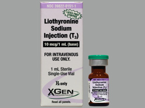LIOTHYRONINE SODIUM (TRIOSTAT) 